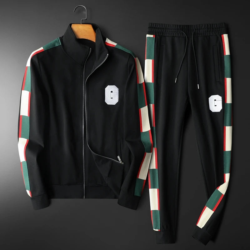 Men's Sets Letter Embroidery Tracksuits - Premium Tracksuit from Craftklart Dropship - Just $96! Shop now at Craftklart.store