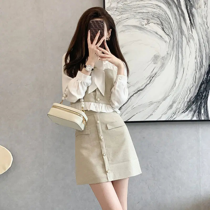 Branded Korean Spring Simple Casual Retro Outfits Hot Sale - Premium Skirt from Craftklart Dropship - Just $20.41! Shop now at Craftklart.store