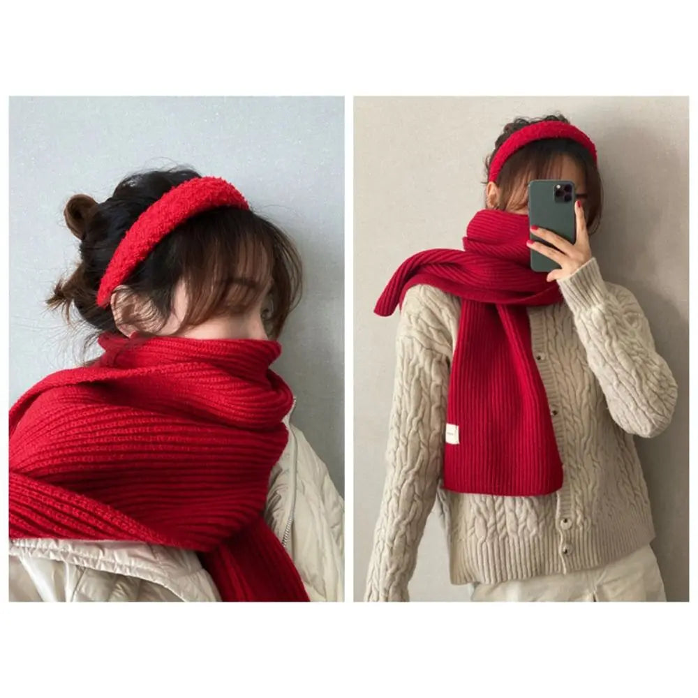 Urban Casual Solid Color Scarves