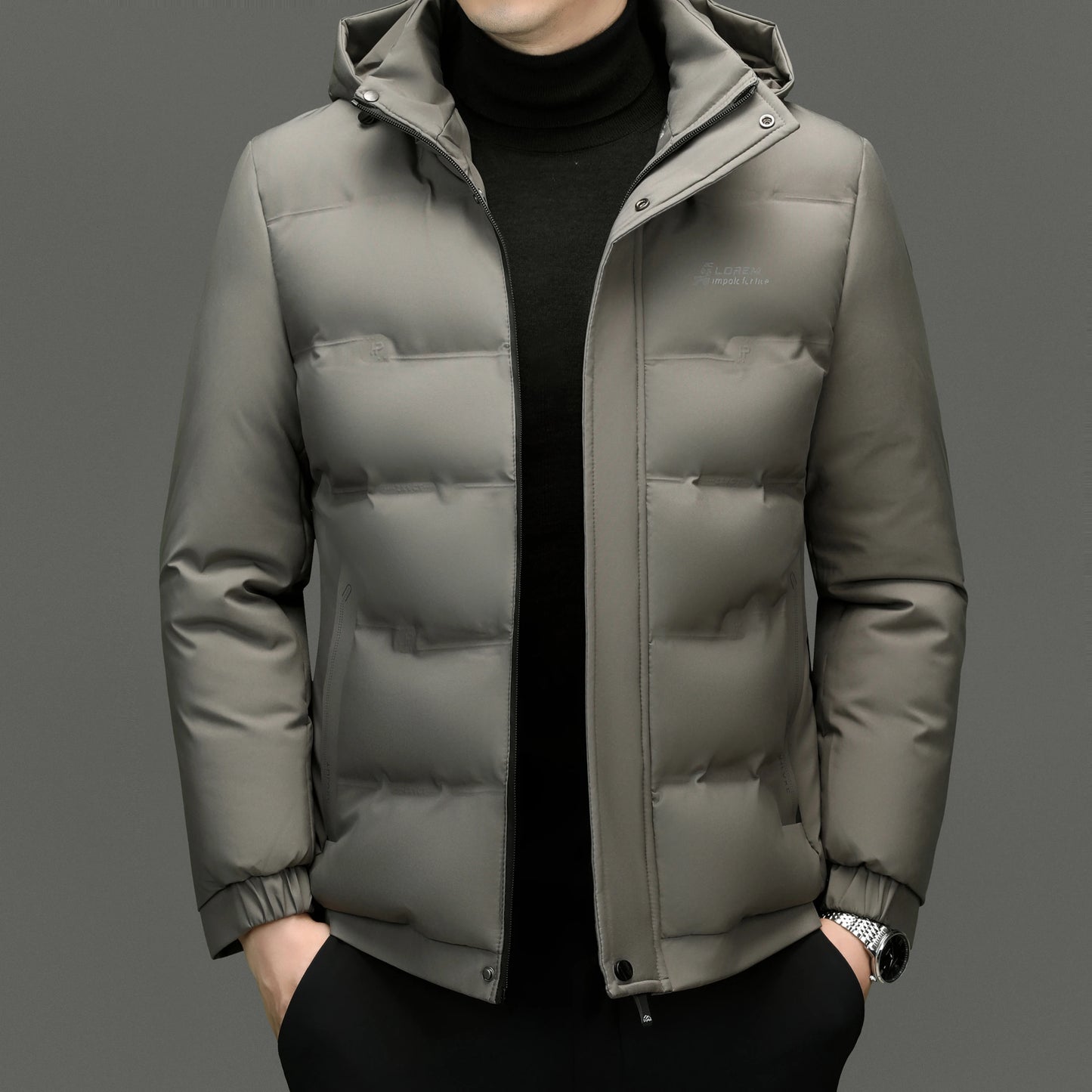Men Thick Urban Casual Hooded Parka Jacket - Craftklart.store