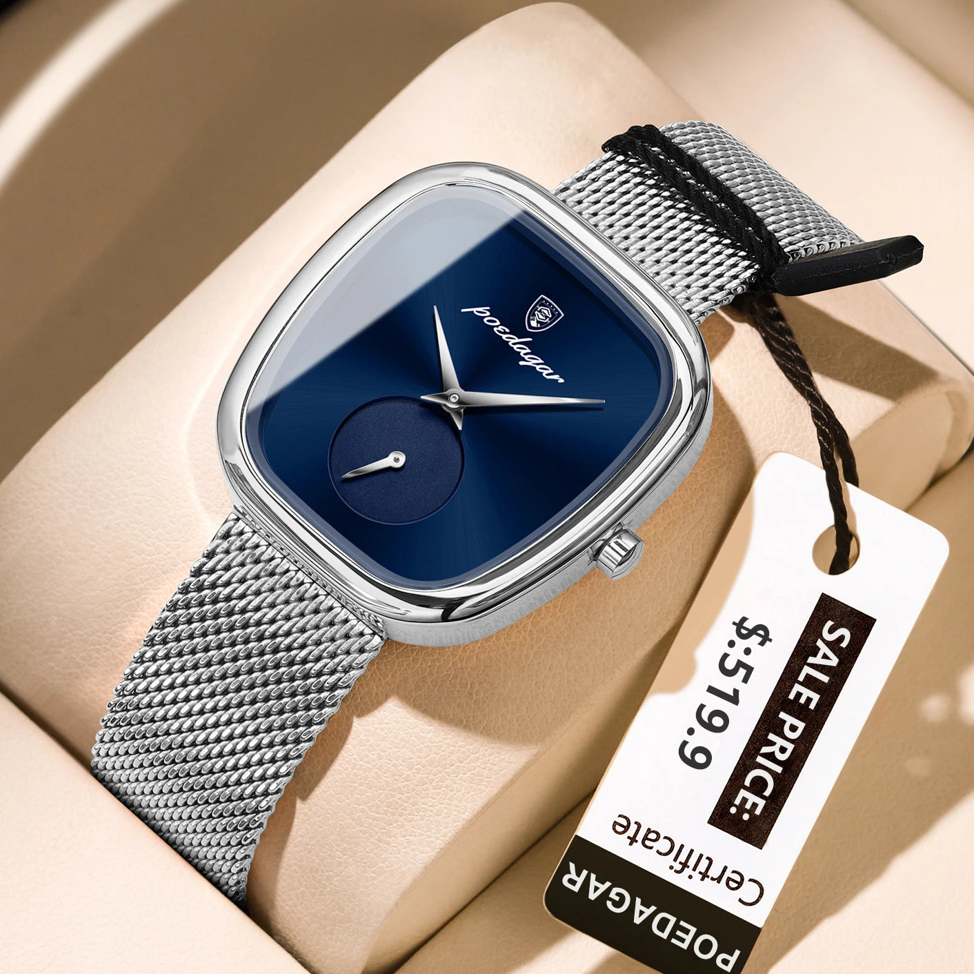 Elegant Ladies Watch Stainless Steel Quartz - Premium Watches from Craftklart Dropship - Just $19.85! Shop now at Craftklart.store