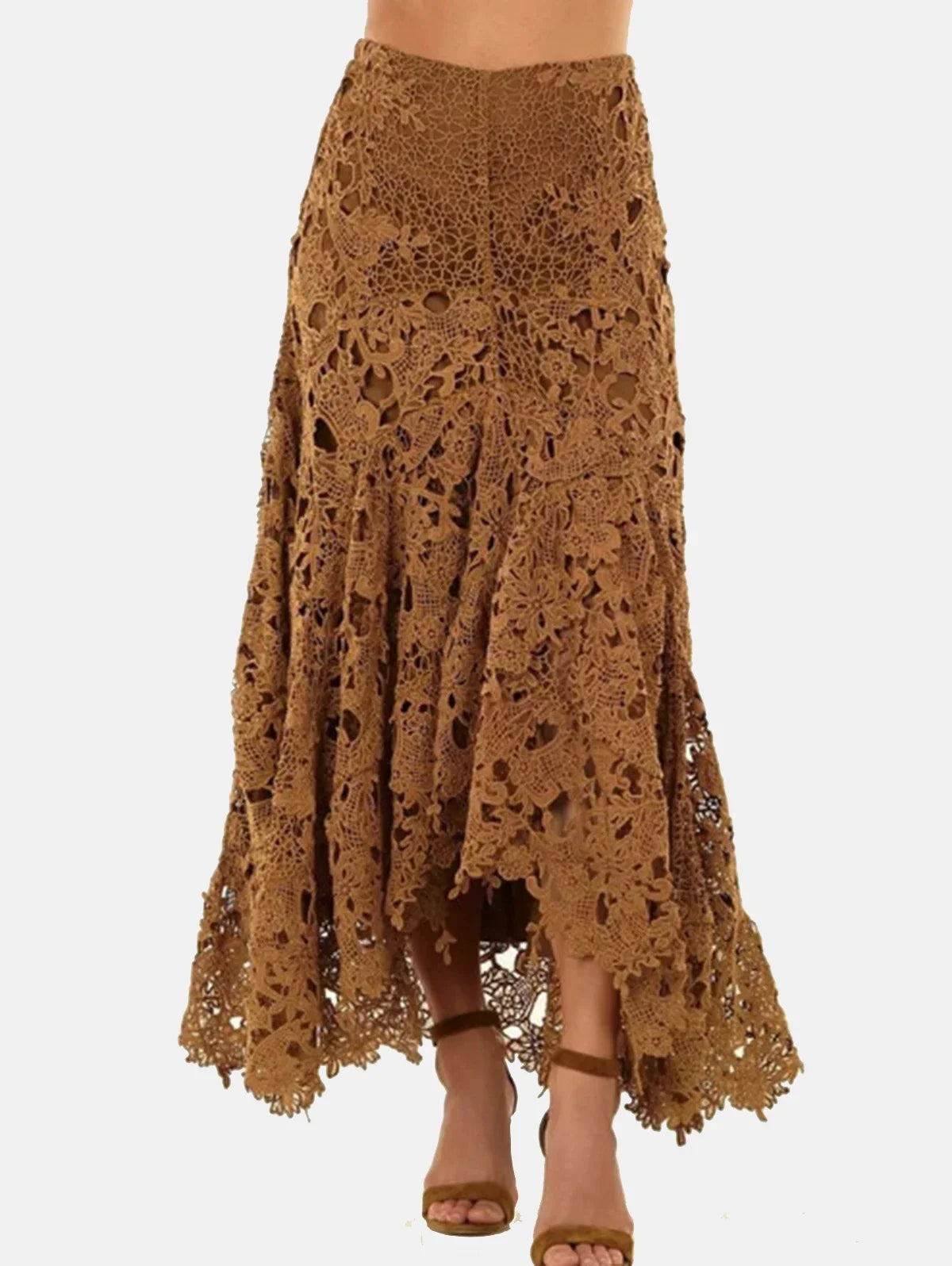 Women's Urban Chic Street Styled Lace Asymmetrical Skirt