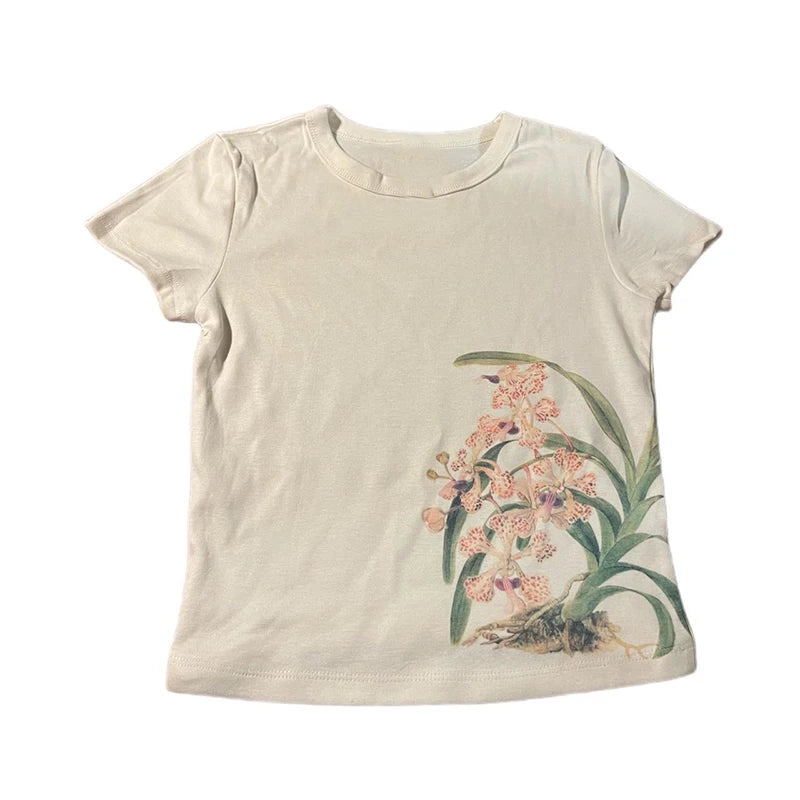 Aesthetic Summer Baby Tee Streetwear Graphic Print Women's T-shirt