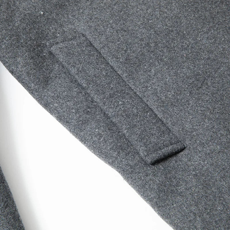 Men's Woolen Autumn Winter Men Wool Trench Jackets