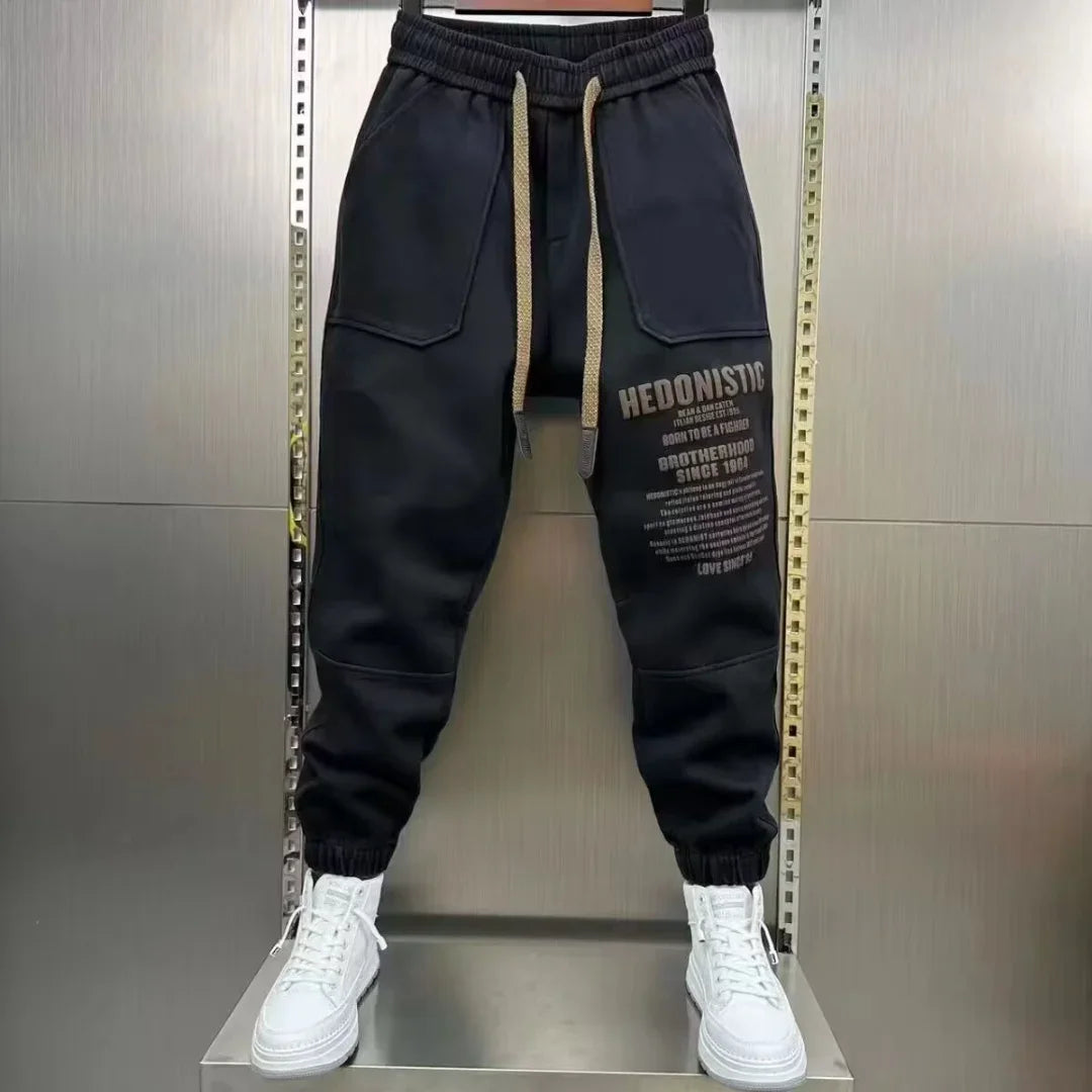 Edgy Urban Casual Streetwear Men Joggers