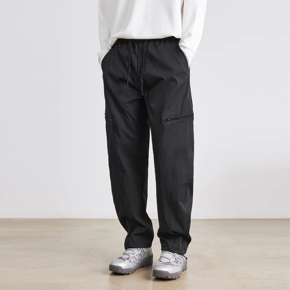 Men's American Drawstring Urban Wide-leg Pants