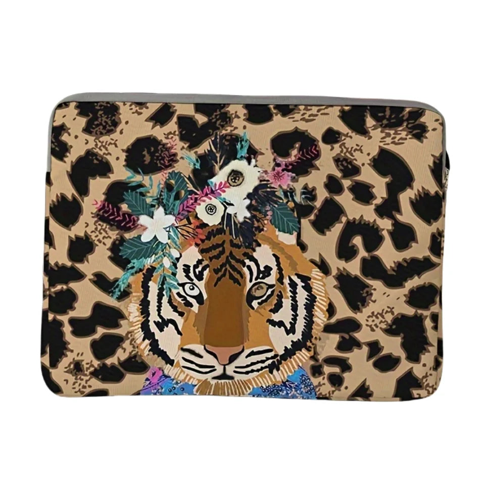 Tiger Patterned Laptop Bag suitable for 14 inch laptops - Premium Laptop Bag from Craftklart Dropship - Just $6.40! Shop now at Craftklart.store