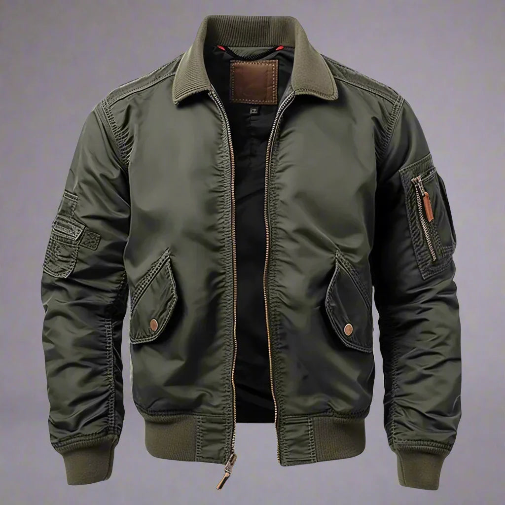 Men's Casual Flight Light Air Bomber Jacket - Premium Bomber Jacket from Craftklart Dropship - Just $63.30! Shop now at Craftklart.store