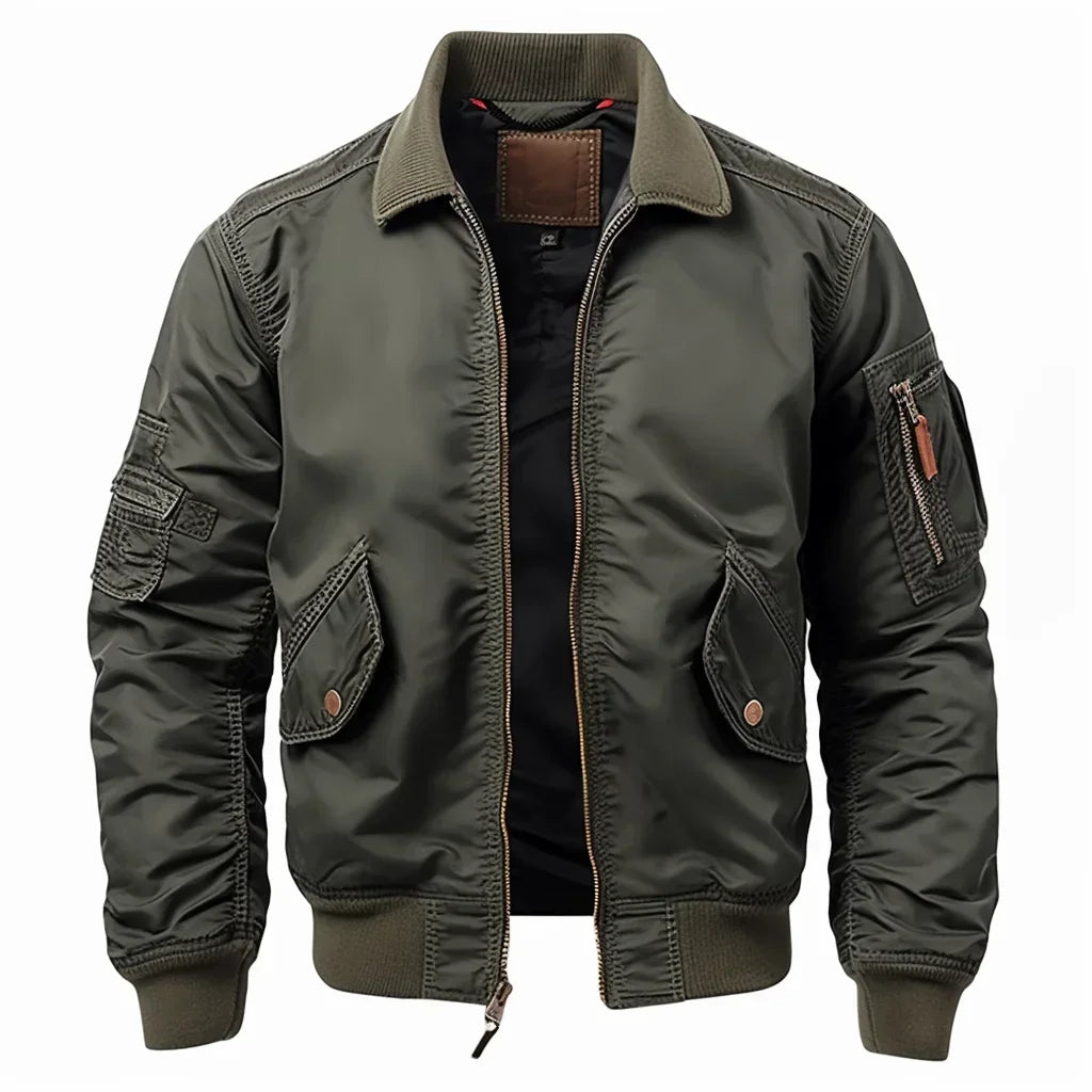 Men's Casual Flight Light Air Bomber Jacket - Premium Bomber Jacket from Craftklart Dropship - Just $63.30! Shop now at Craftklart.store