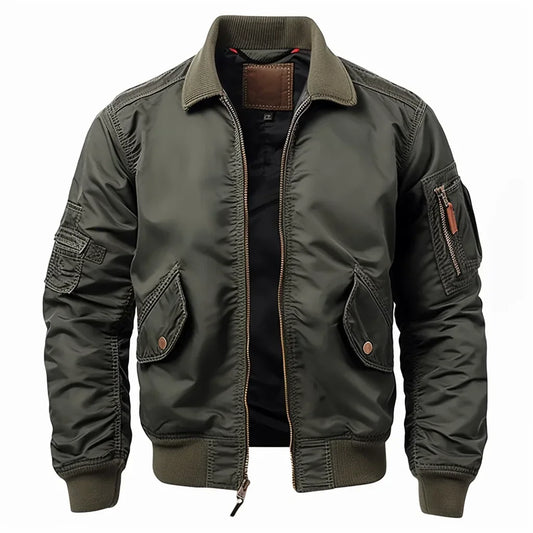 Men's Casual Flight Light Air Bomber Jacket - Premium Bomber Jacket from Craftklart Dropship - Just $63.30! Shop now at Craftklart.store