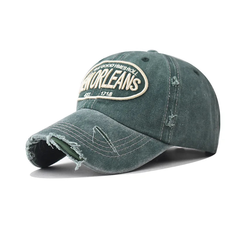 Vintage Washable Embroidery Snapback Adjustable Hat - Premium Cap from Craftklart Dropship - Just $6.49! Shop now at Craftklart.store