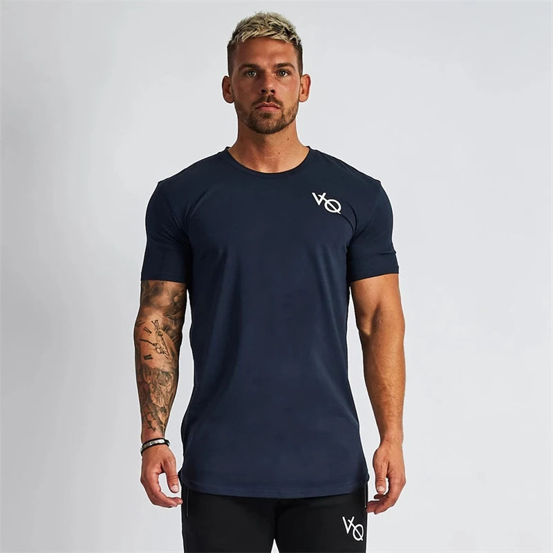 Cotton Slim Fitting Men's Sportswear T-shirt - Premium Activewear from Craftklart Dropship - Just $10.13! Shop now at Craftklart.store
