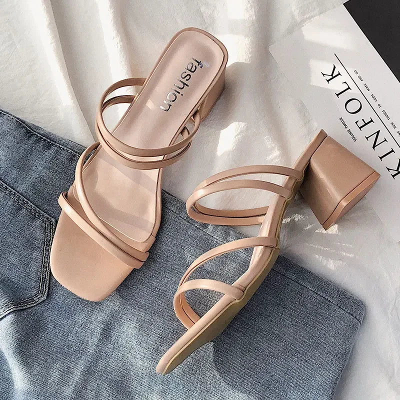 2025 Summer Women's Ankle Strap Sandals - Premium Sandals from Craftklart.store - Just $9.34! Shop now at Craftklart.store