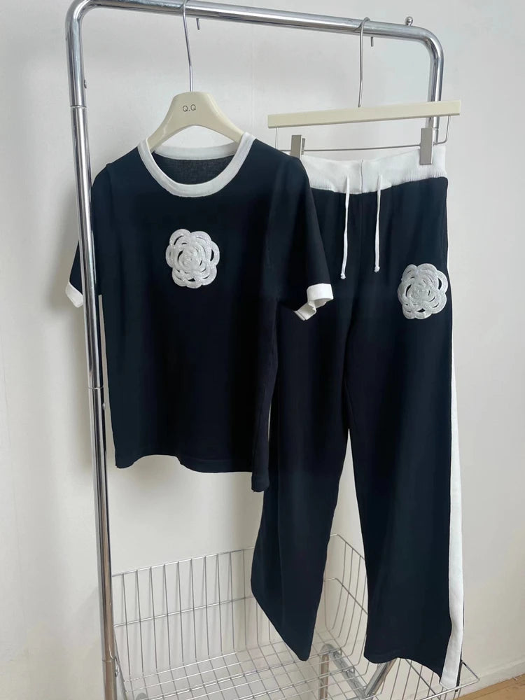 Women's Knitted Tracksuit Pants Set - Premium Set from Craftklart Dropship - Just $31.41! Shop now at Craftklart.store