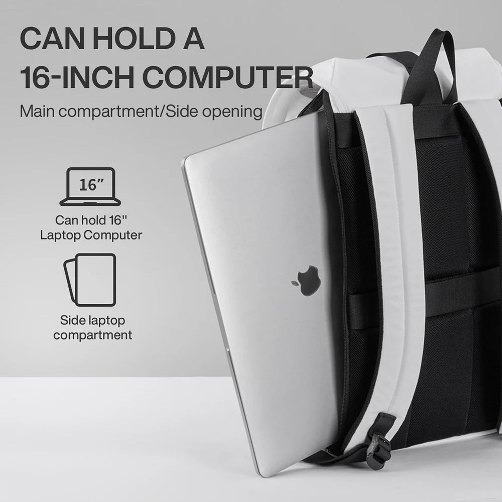 Outdoors Waterproof Laptop/Rucksack 17 Inch White M5228 - Premium Backpacks from Craftklart.store - Just $43.46! Shop now at Craftklart.store