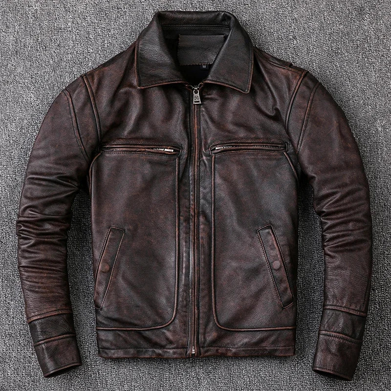 Urban Styled Leather Motorcycle Biker Jackets - Craftklart.store