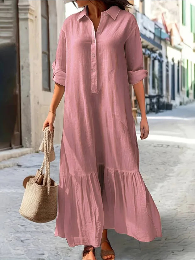 Women's Summer Casual Longsleeve Dress - Premium Dresses from Craftklart Dropship - Just $12.98! Shop now at Craftklart.store