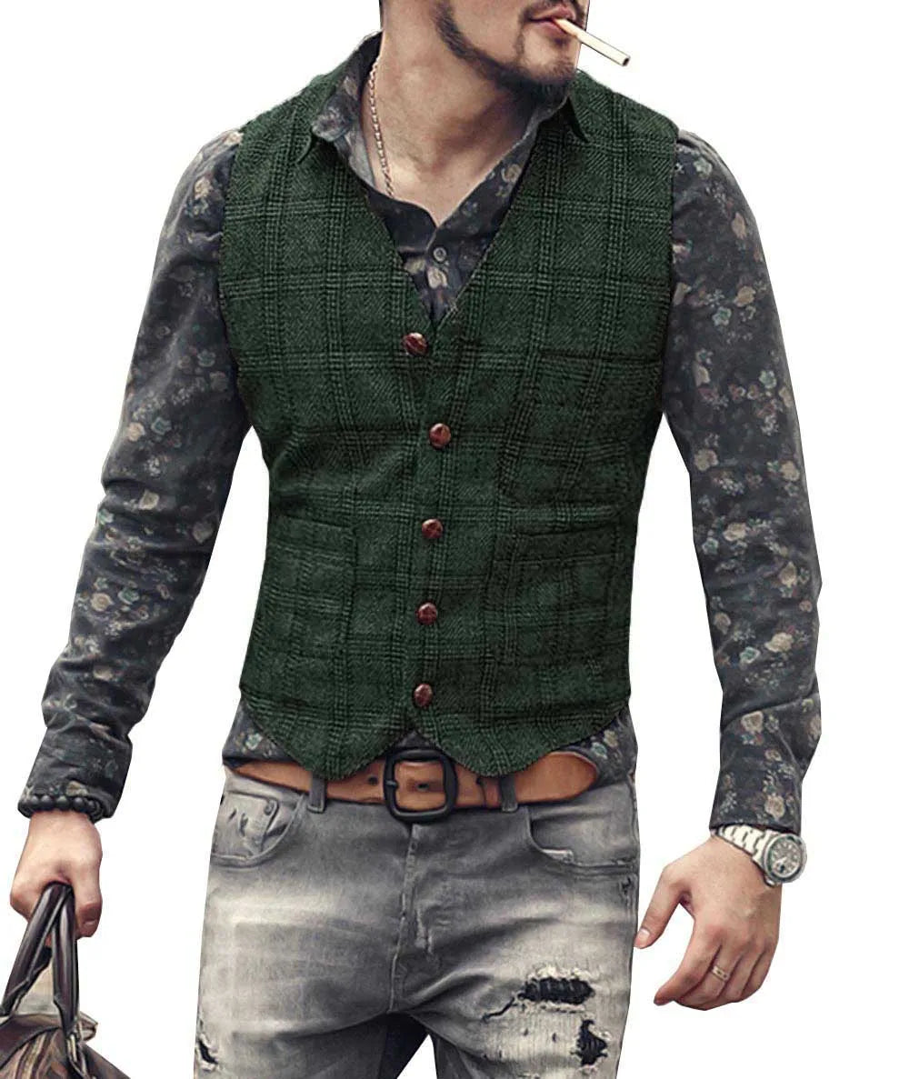 Urban Styled Men's Formal Business Waistcoat