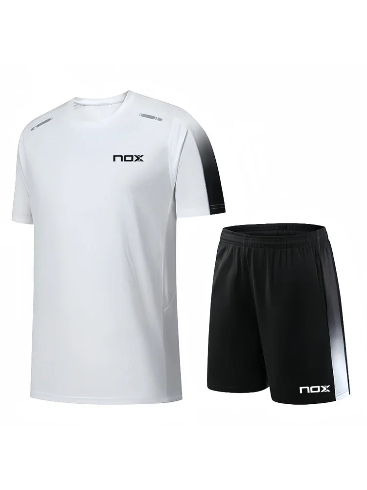 Men's Training Wear Short Sleeve Top & Shorts Breathable - Premium Activwear from Craftklart Dropship - Just $17.21! Shop now at Craftklart.store