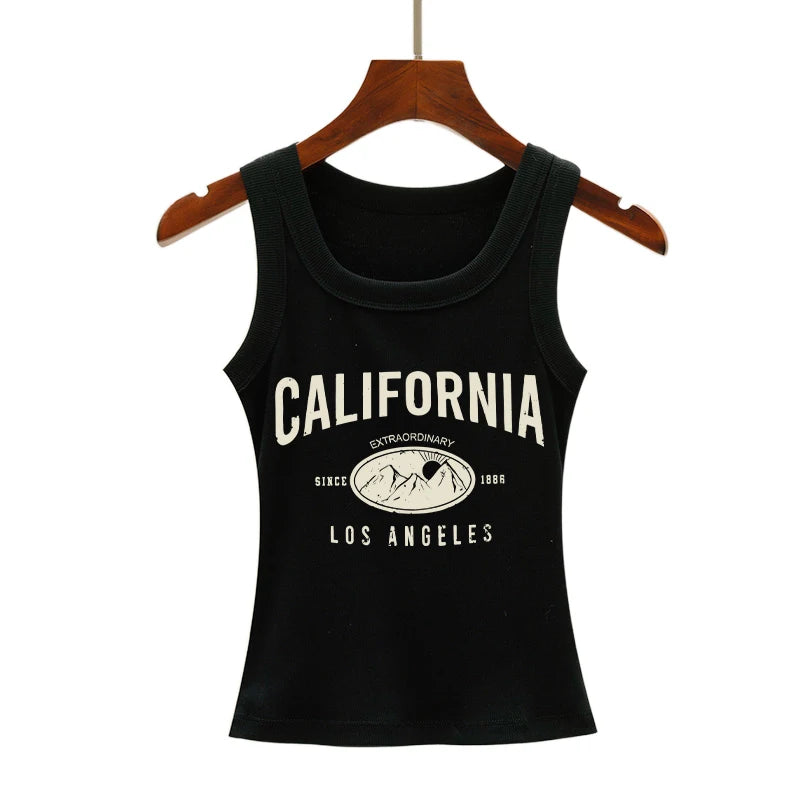 Women's California Los Angeles Prints Vest - Premium Vest from Craftklart Dropship - Just $6.98! Shop now at Craftklart.store