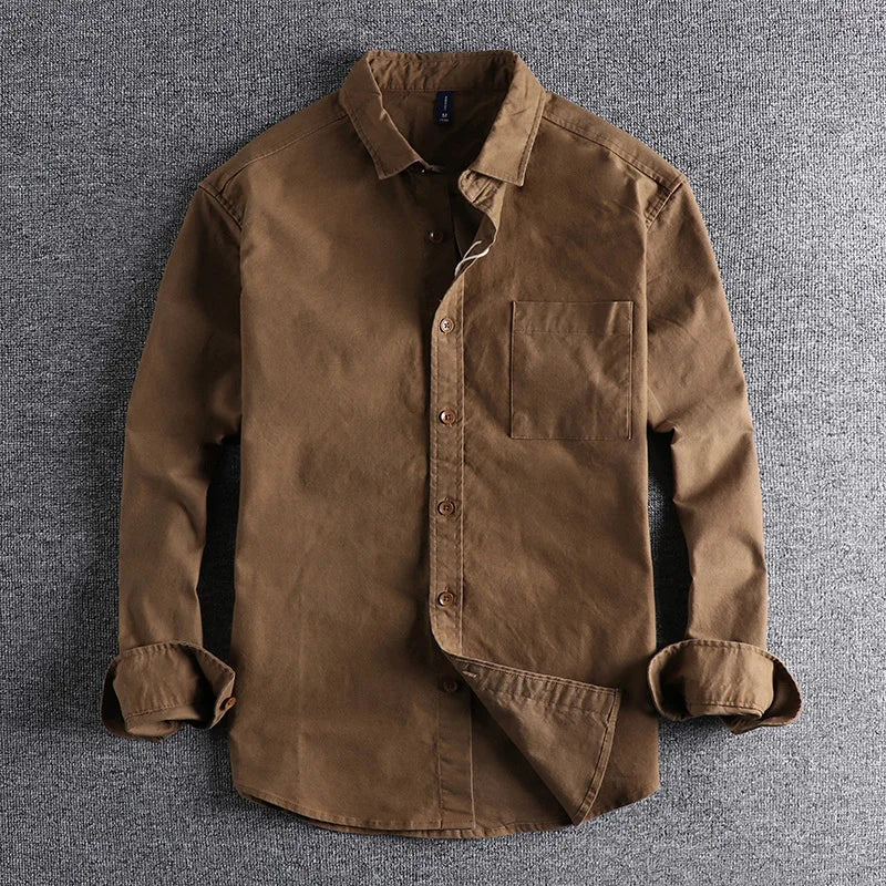 Solid Color Urban Shirt