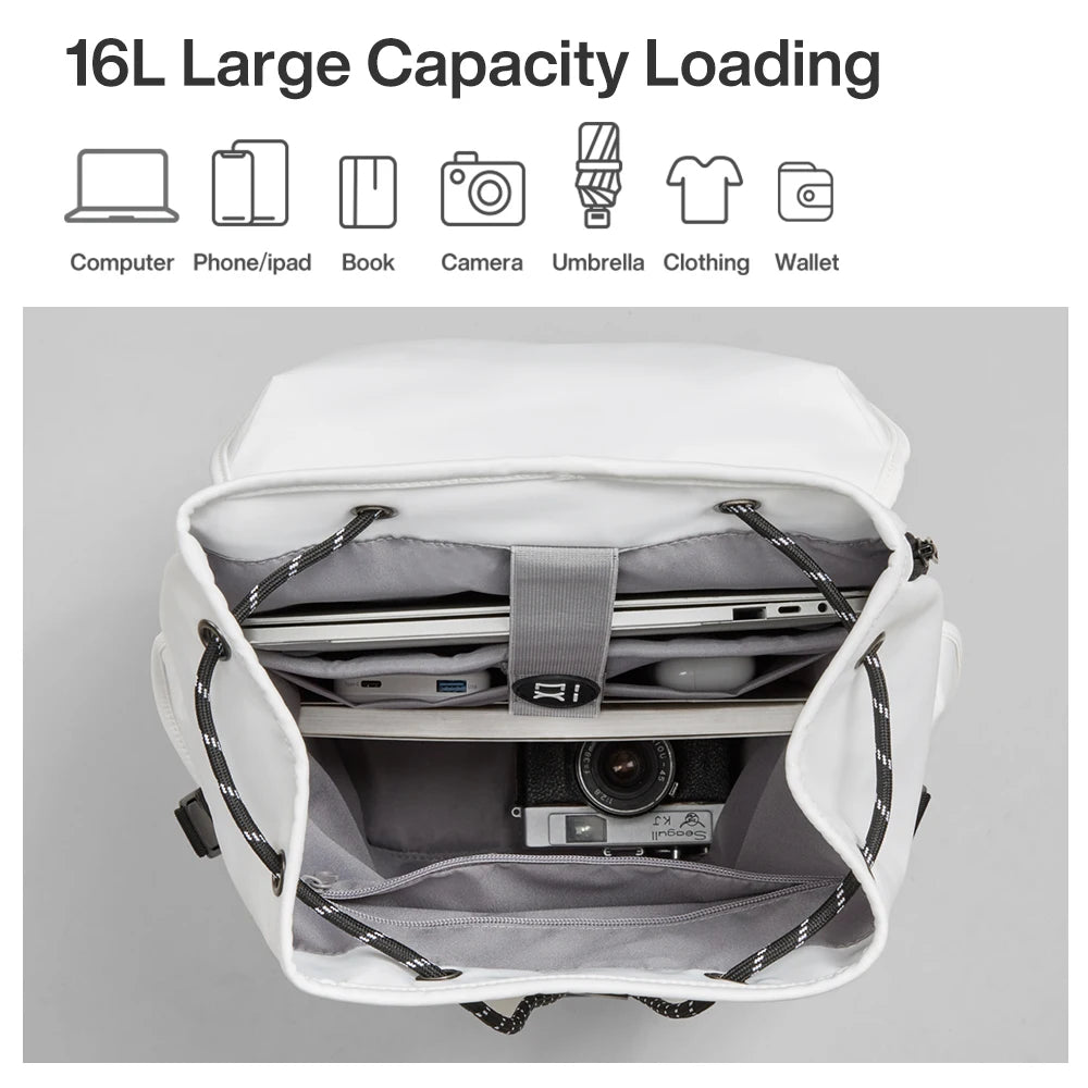 Outdoors Waterproof Laptop/Rucksack 17 Inch White M5228 - Premium Backpacks from Craftklart.store - Just $43.46! Shop now at Craftklart.store
