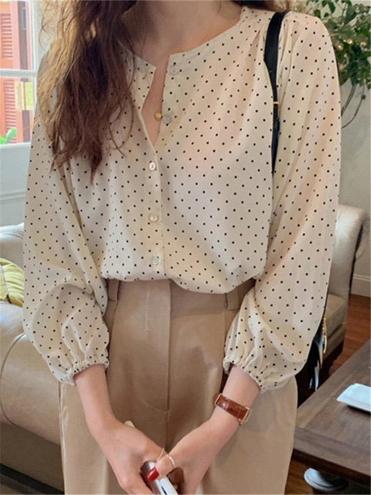 Boss Lady Oversize Office Buttons Blouse - Premium Shirt from Craftklart Dropship - Just $14.98! Shop now at Craftklart.store