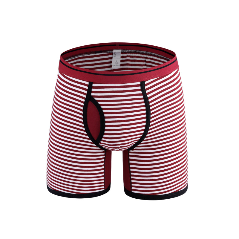 Men's Stretch Stripe Knit Boxer Briefs - Craftklart.store