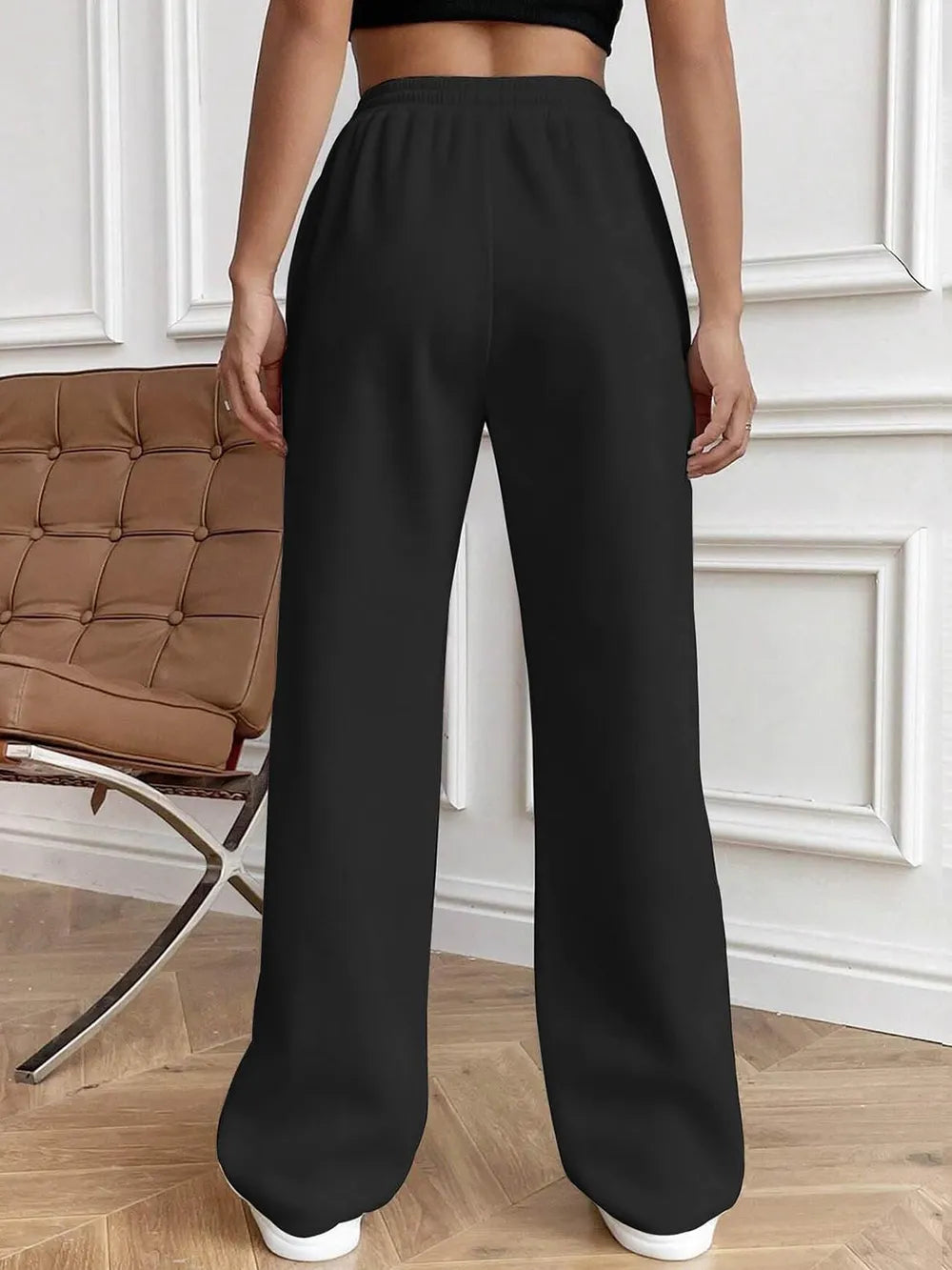 Drawstring Elastic Waist Pants with Pockets - Premium Pants from Trendsi - Just $26.74! Shop now at Craftklart.store