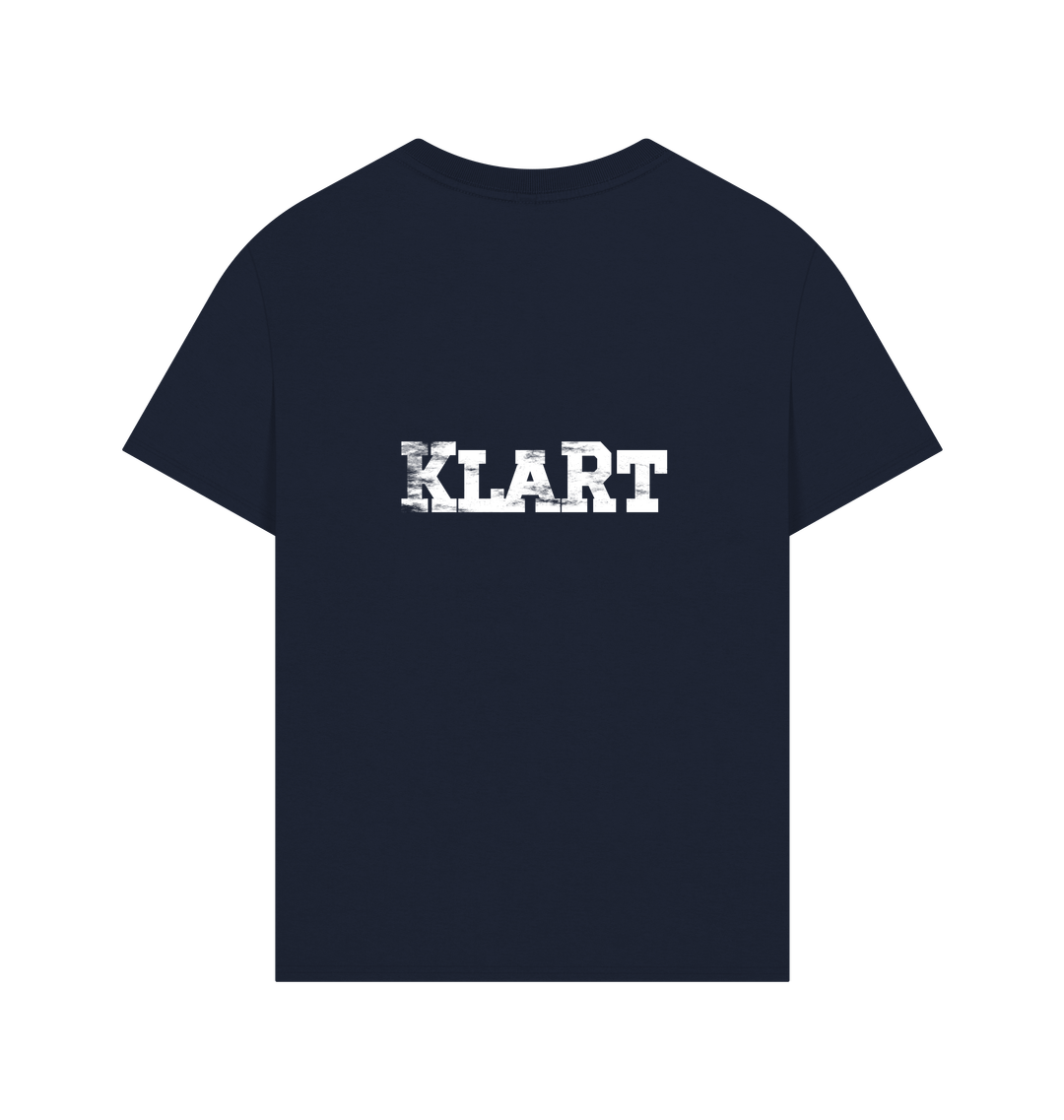 Navy Printed T-shirt Back