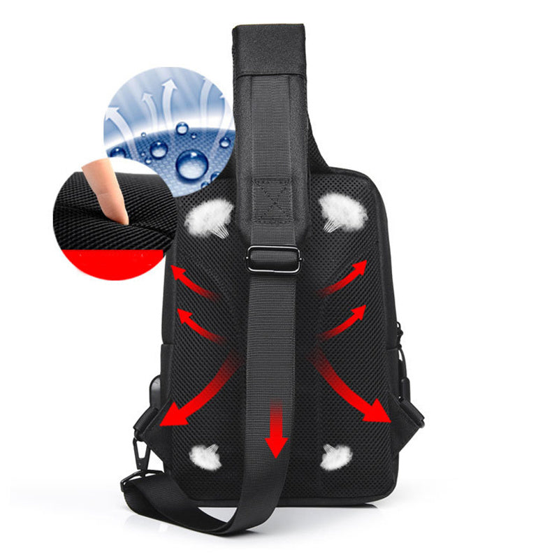 Men Chest Bag Shoulder Bags Crossbody Sling Backpack - Craftklart.store