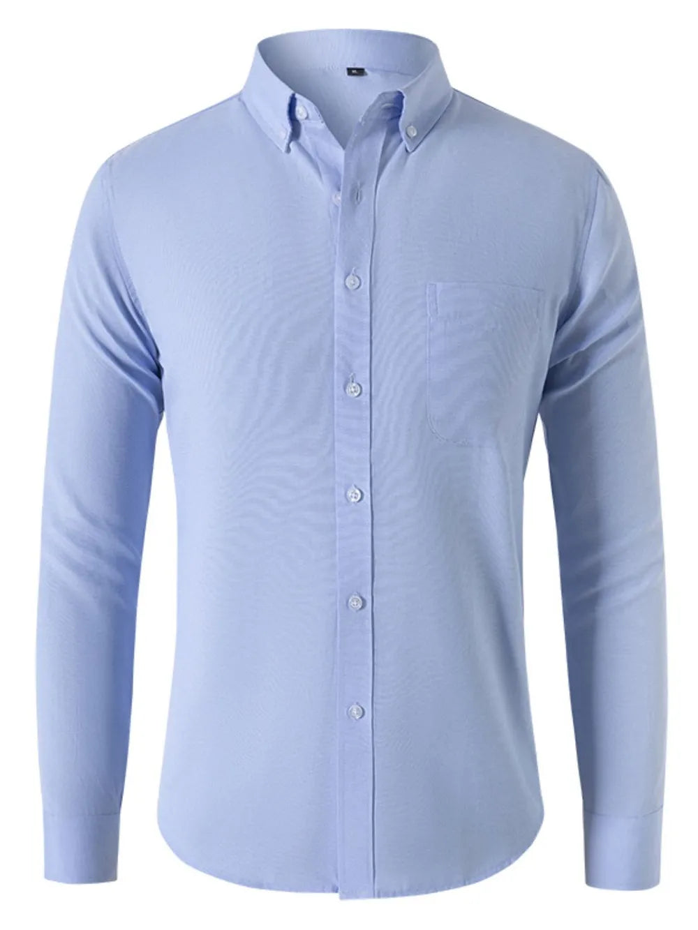Men's Plus Size Button Down Collared Neck Shirt - Premium Shirt from Trendsi - Just $22.41! Shop now at Craftklart.store