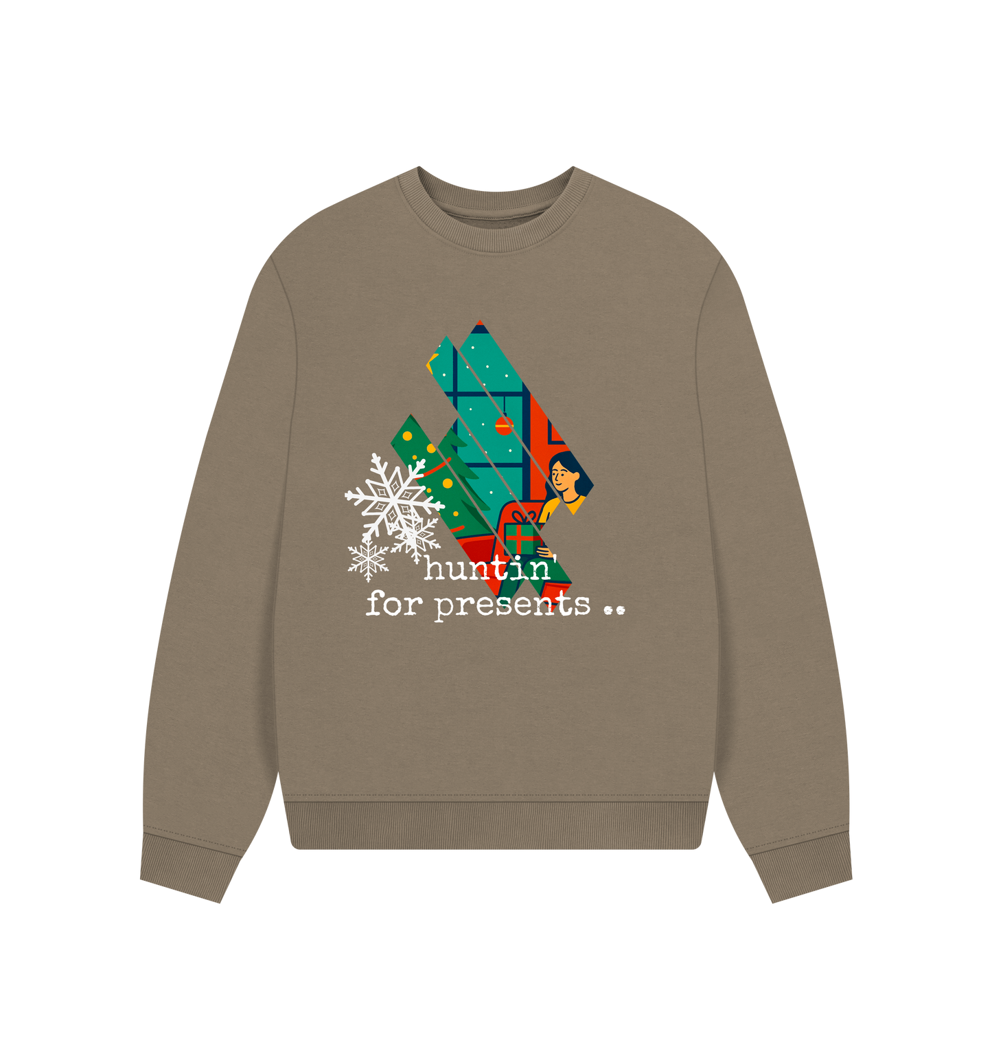 Willow Printed Sweater Front