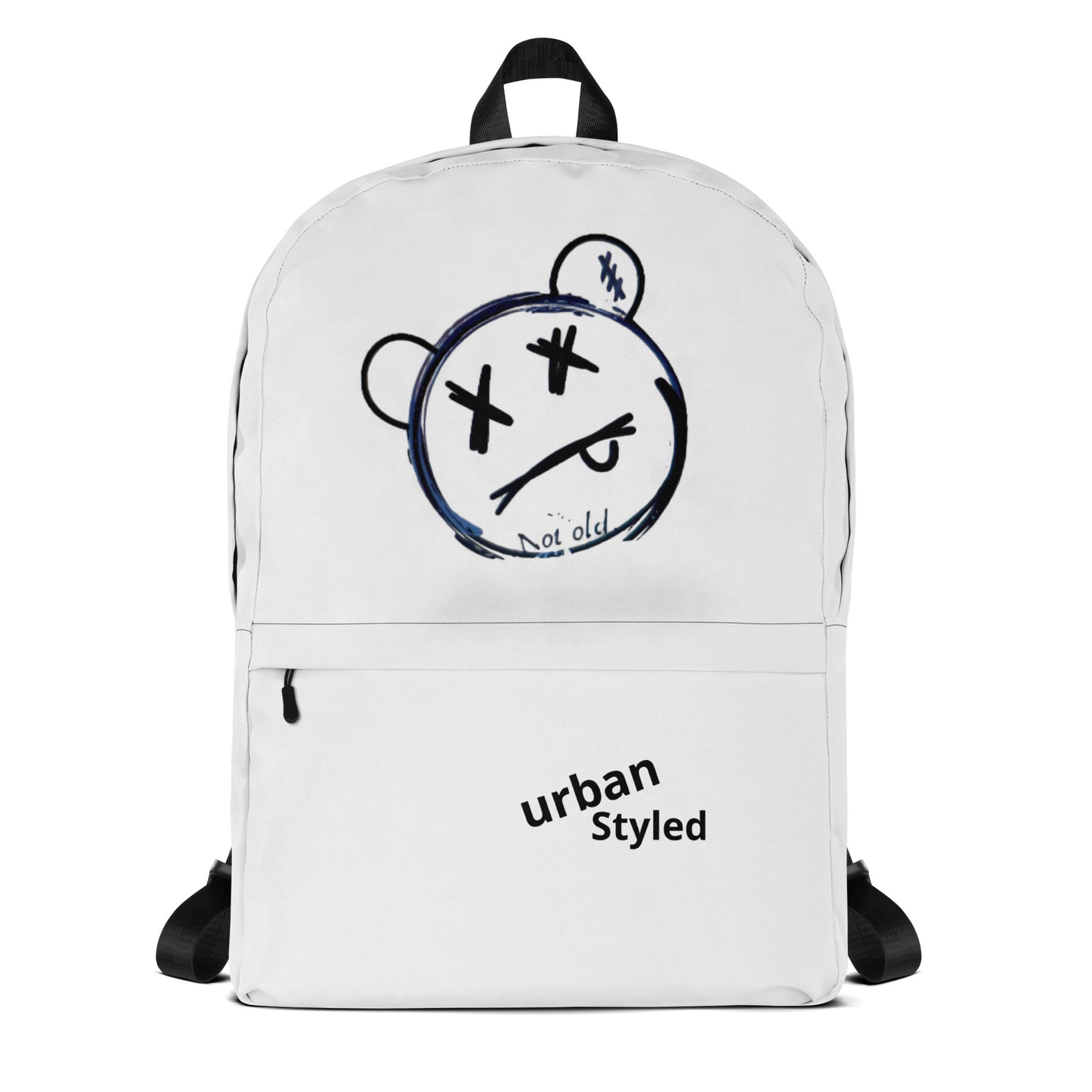Streetwear Custom Print Backpack (White) - Premium Backpack from Craftklart.store - Just $35! Shop now at Craftklart.store