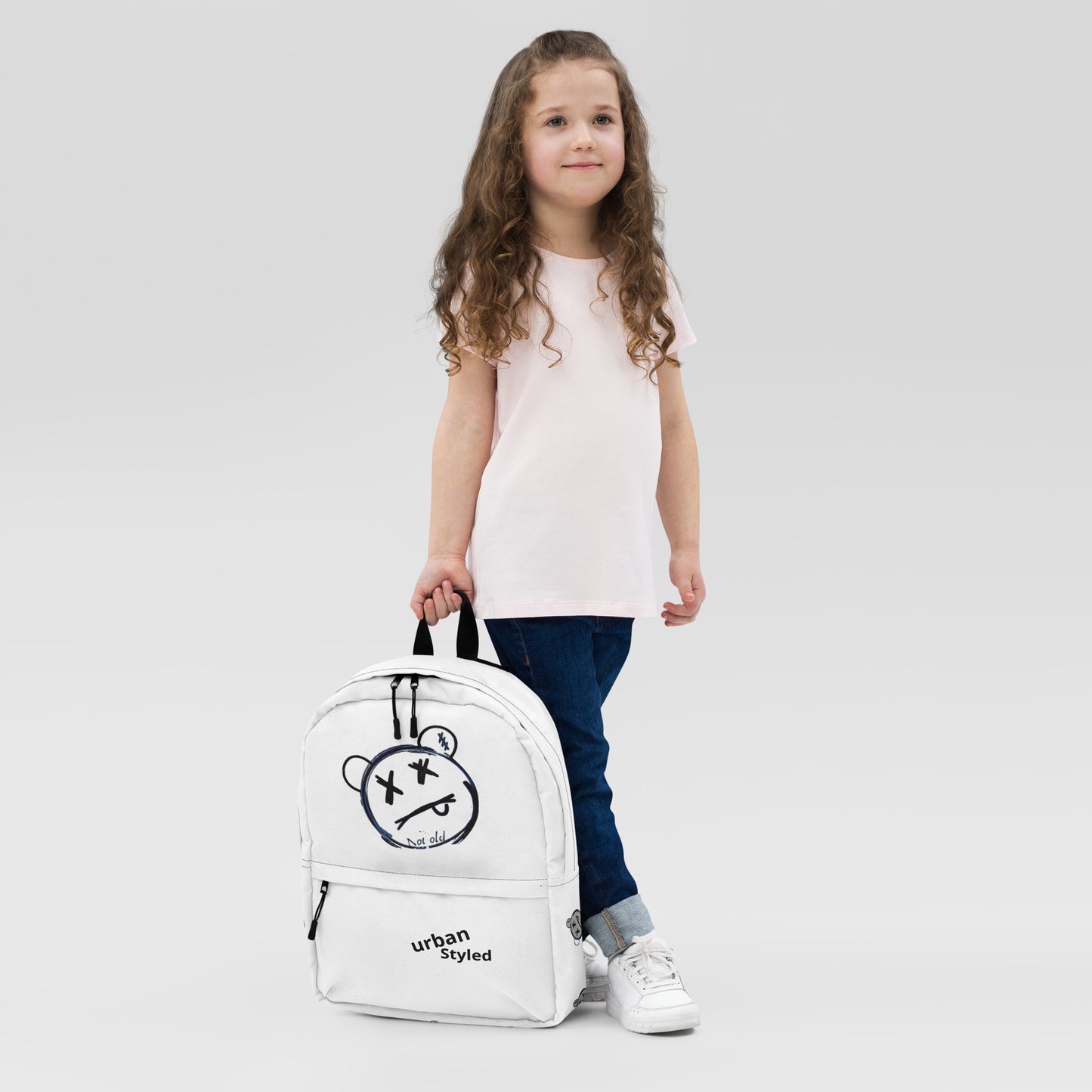 Streetwear Custom Print Backpack (White) - Premium Backpack from Craftklart.store - Just $35! Shop now at Craftklart.store