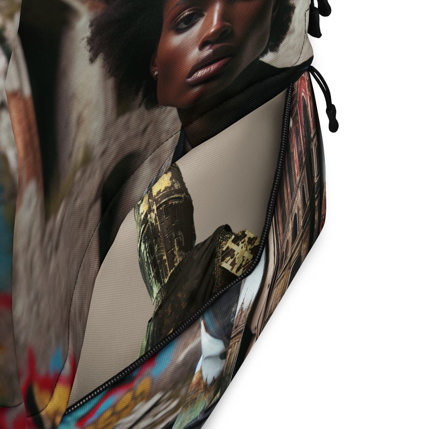 Urban Girl Custom Print Backpack - Premium Backpack from Craftklart.store - Just $39! Shop now at Craftklart.store