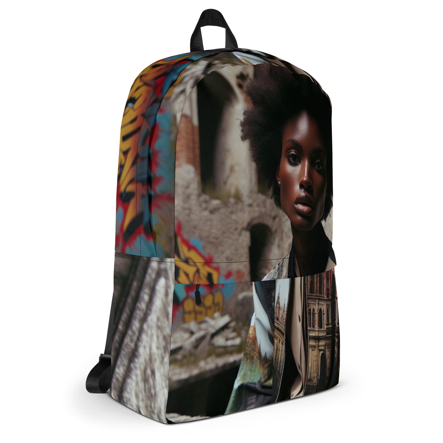 Urban Girl Custom Print Backpack - Premium Backpack from Craftklart.store - Just $39! Shop now at Craftklart.store