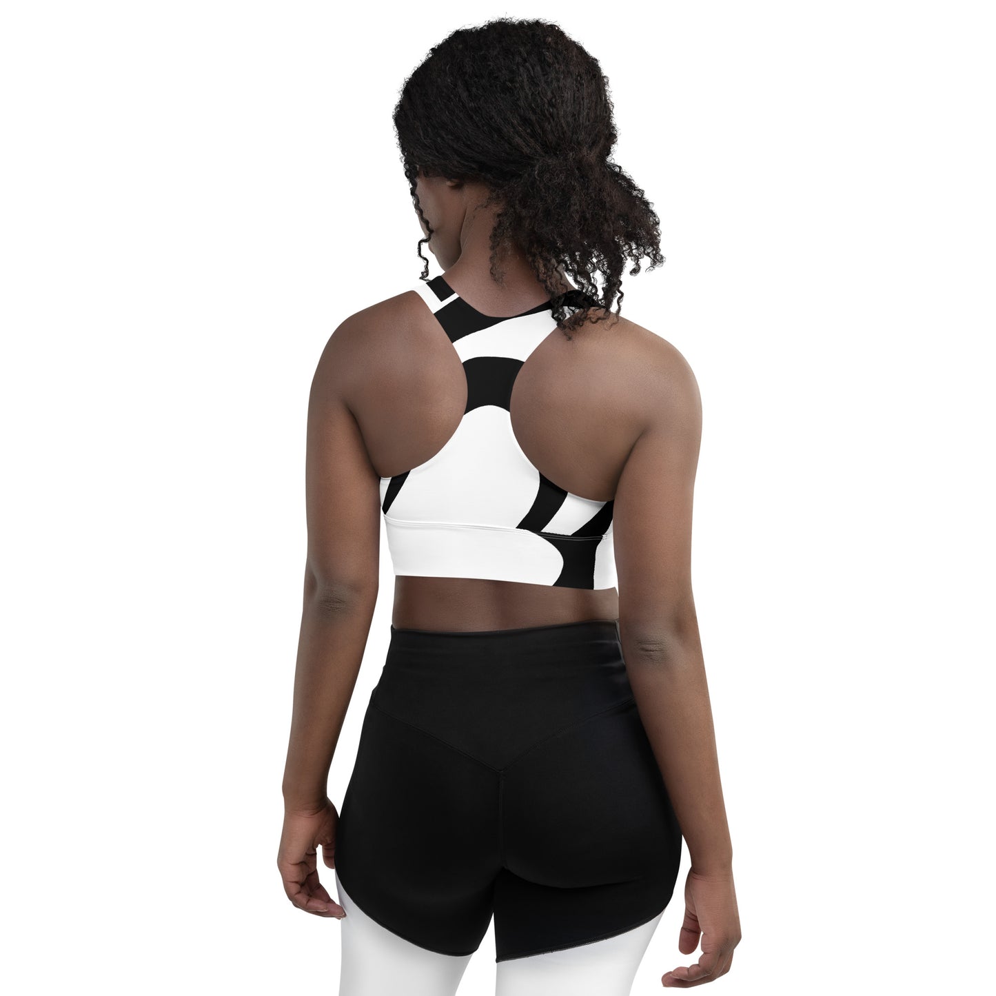 Craftklart Ladies Longline Sports Bra - Premium Sports Bra from Craftklart - Just $40.00! Shop now at Craftklart