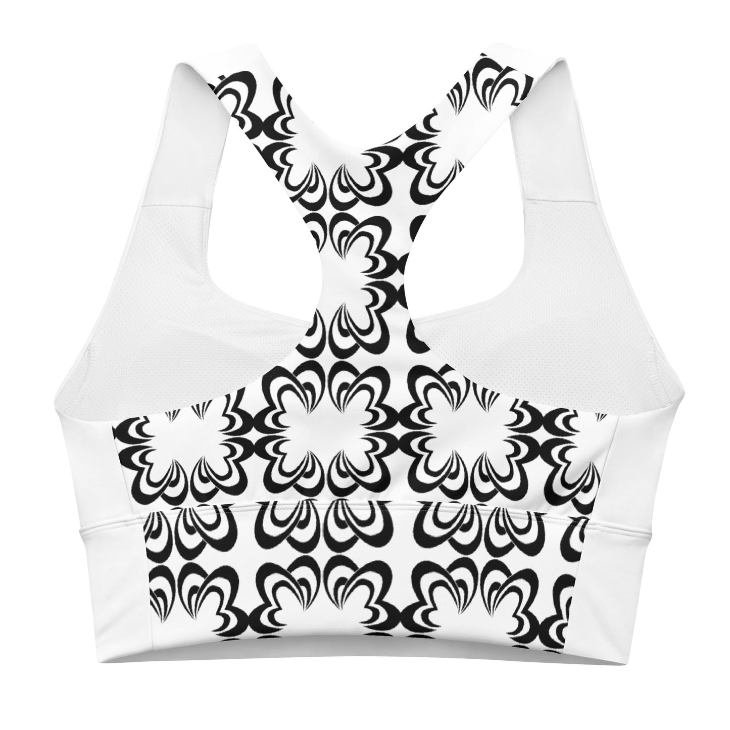 Longline Sports Bra - Premium Sports Bra from Craftklart.store - Just $33! Shop now at Craftklart.store