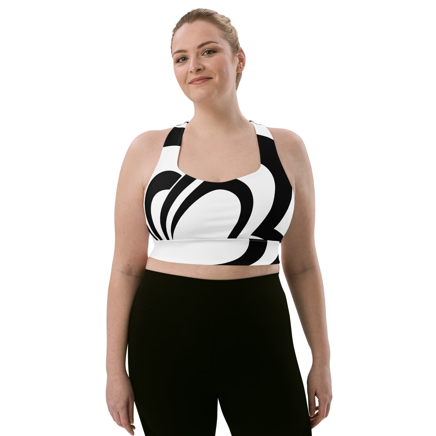 Craftklart Ladies Longline Sports Bra - Premium Sports Bra from Craftklart - Just $40.00! Shop now at Craftklart