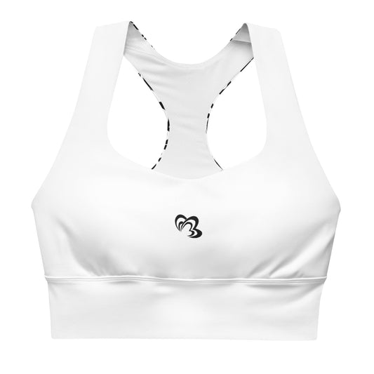 Longline Sports Bra - Premium Sports Bra from Craftklart.store - Just $33! Shop now at Craftklart.store