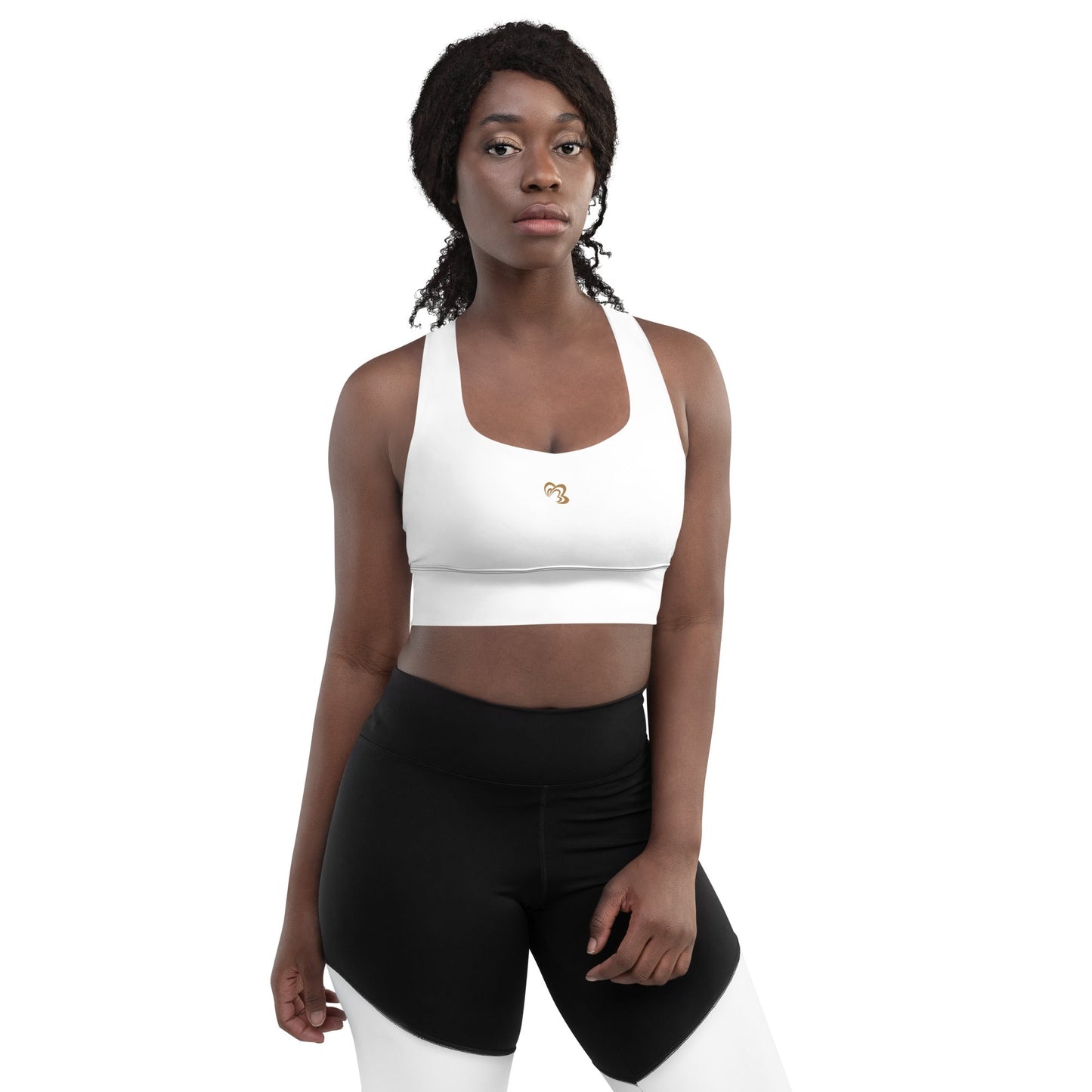 Craftklart Longline Sports bra - Premium Sports Bra from Craftklart.store - Just $33! Shop now at Craftklart.store