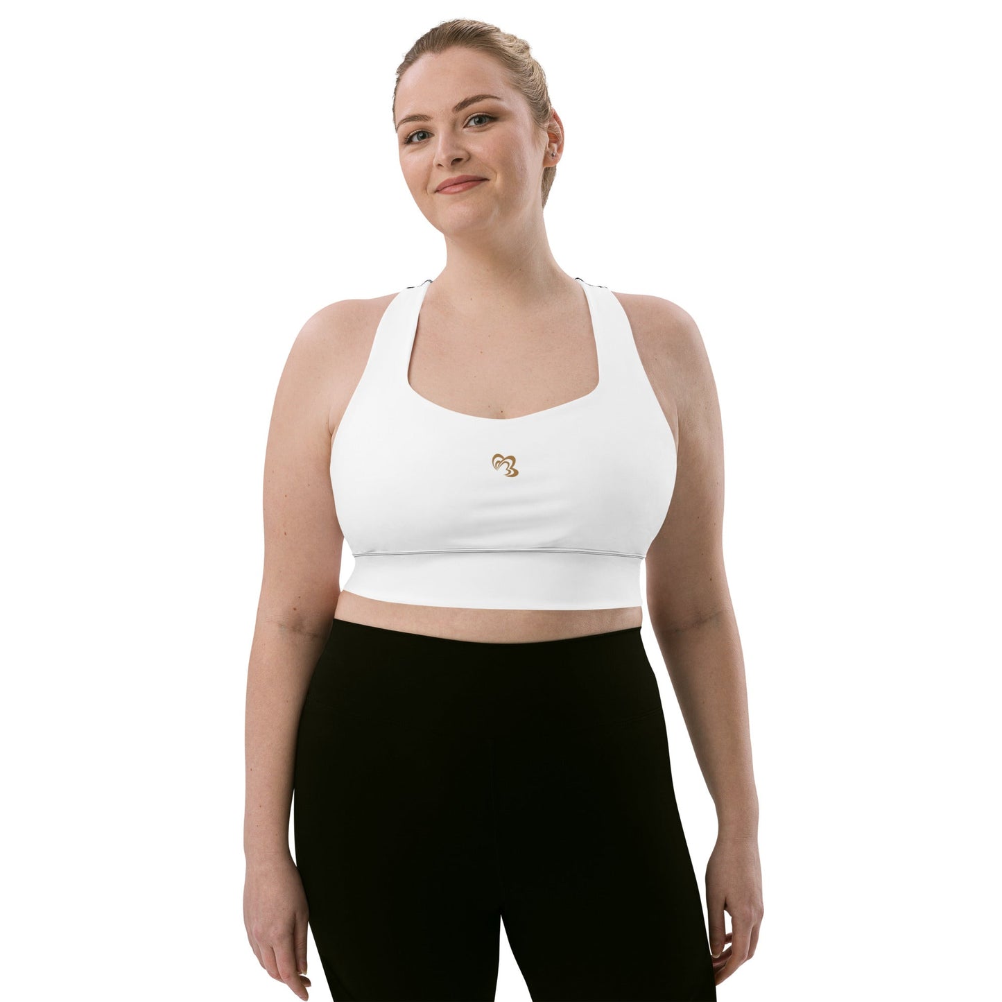 Craftklart Longline Sports bra - Premium Sports Bra from Craftklart.store - Just $33! Shop now at Craftklart.store