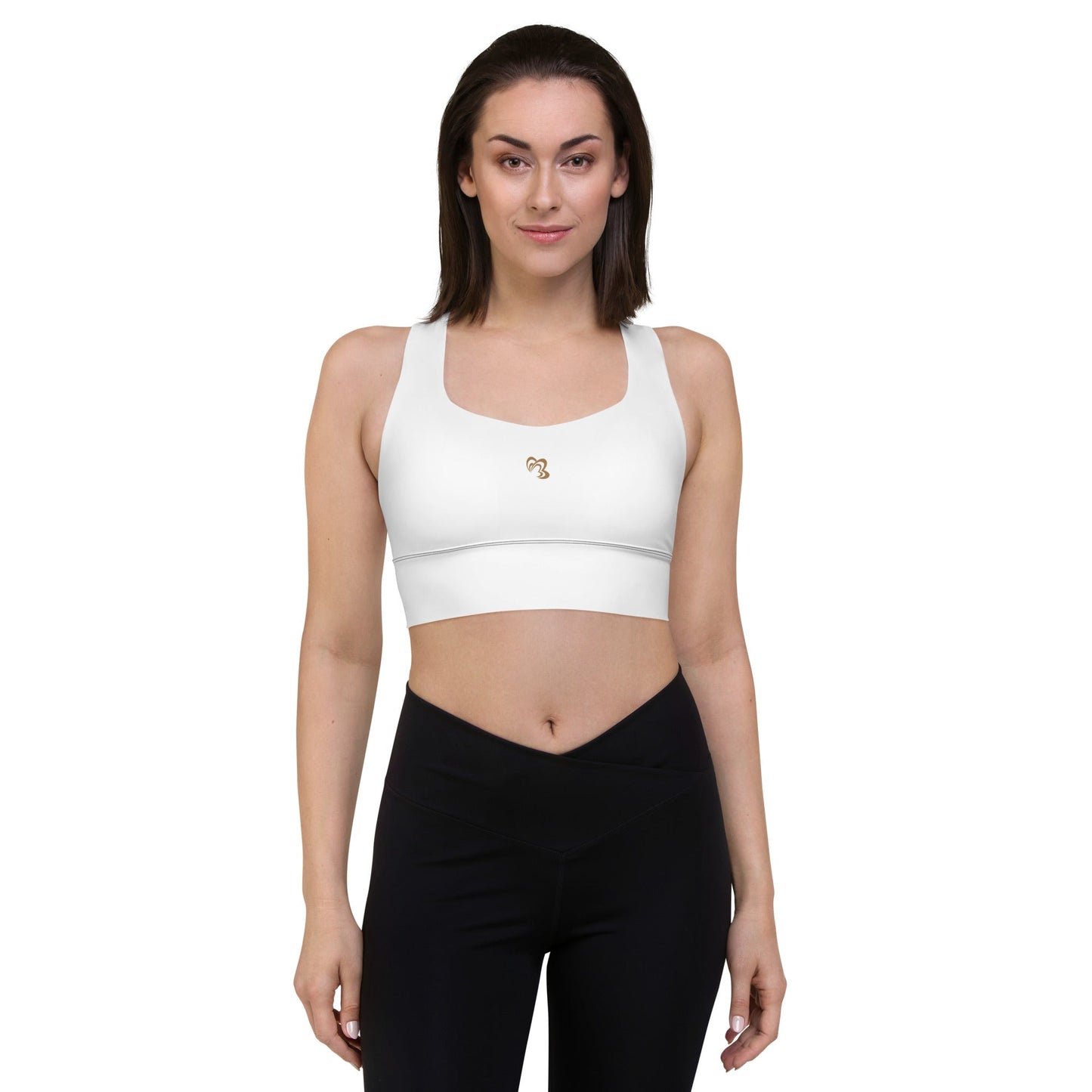 Craftklart Longline Sports bra - Premium Sports Bra from Craftklart.store - Just $33! Shop now at Craftklart.store