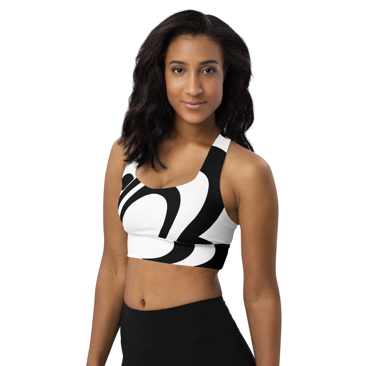 Craftklart Ladies Longline Sports Bra - Premium Sports Bra from Craftklart - Just $40.00! Shop now at Craftklart