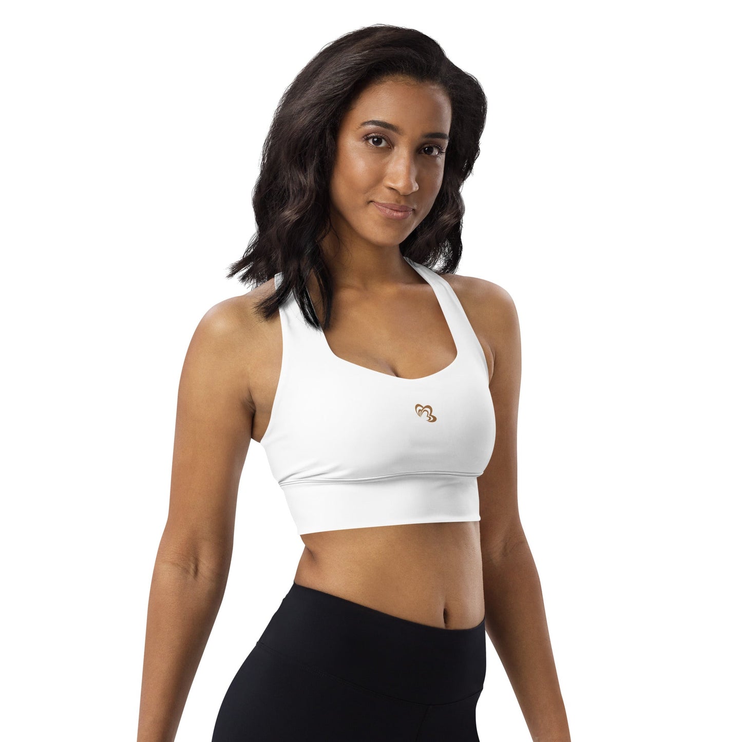 Craftklart Longline Sports bra - Premium Sports Bra from Craftklart.store - Just $33! Shop now at Craftklart.store