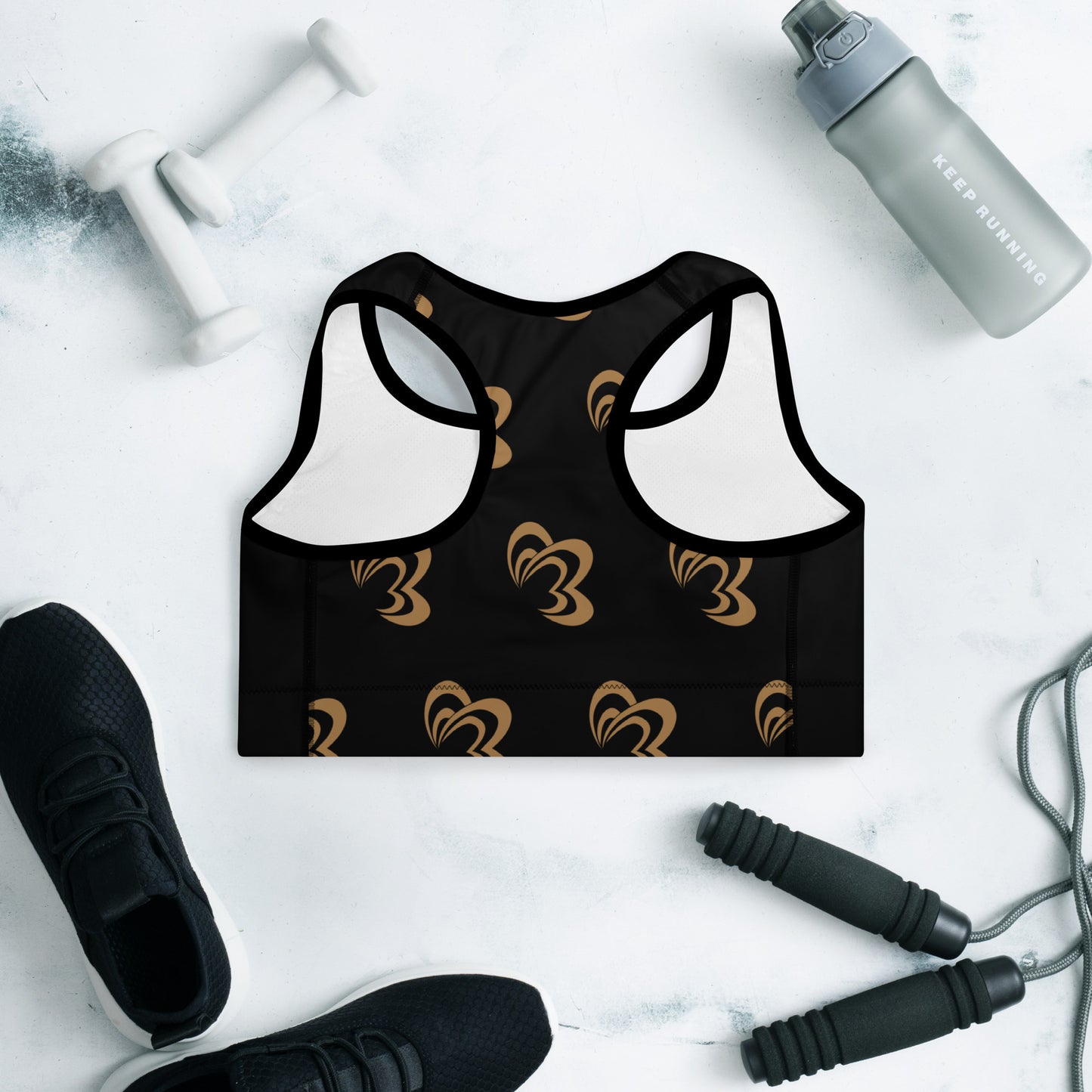 Padded Sports Bra - Premium Sports Bra from Craftklart.store - Just $28! Shop now at Craftklart.store