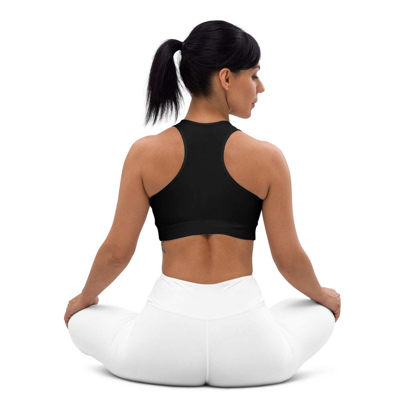 Craftklart Women's Padded Sports Bra (Black) - Premium Sports Bra from Craftklart.store - Just $28! Shop now at Craftklart.store