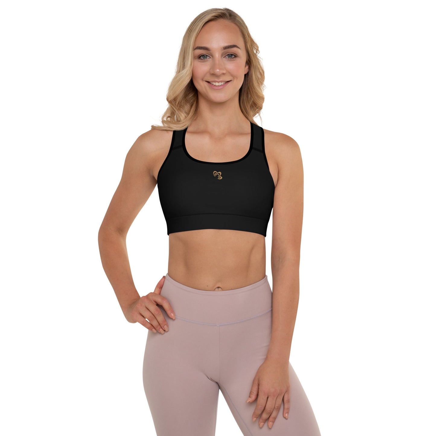 Craftklart Women's Padded Sports Bra (Black) - Premium Sports Bra from Craftklart.store - Just $28! Shop now at Craftklart.store