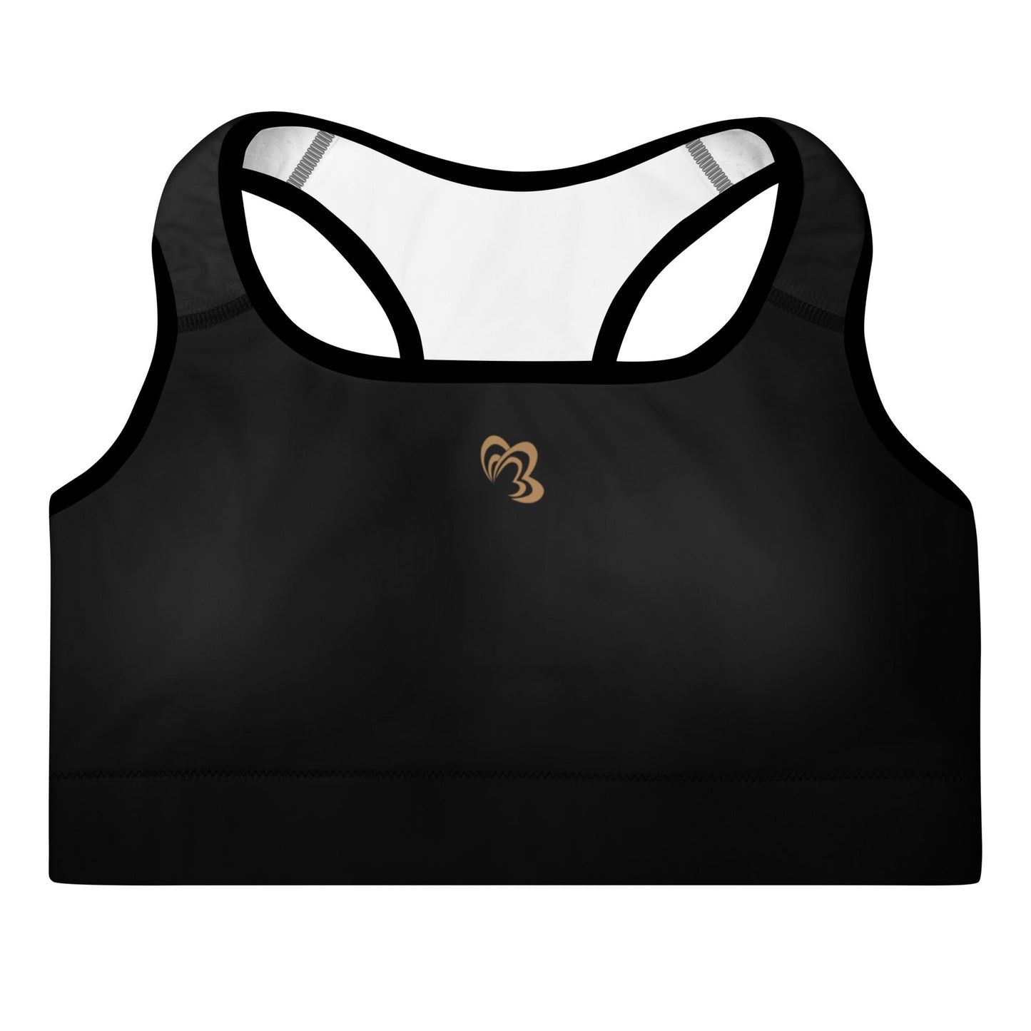 Craftklart Women's Padded Sports Bra (Black) - Premium Sports Bra from Craftklart.store - Just $28! Shop now at Craftklart.store